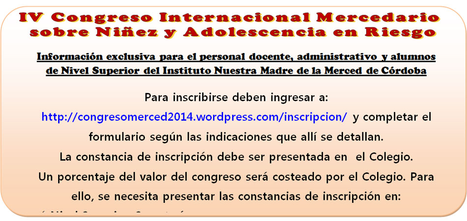 IV Congreso Internacional Mercedario