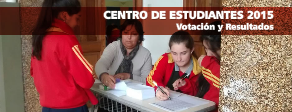 Centro de Estudiantes 2015 - Votación y Resultados