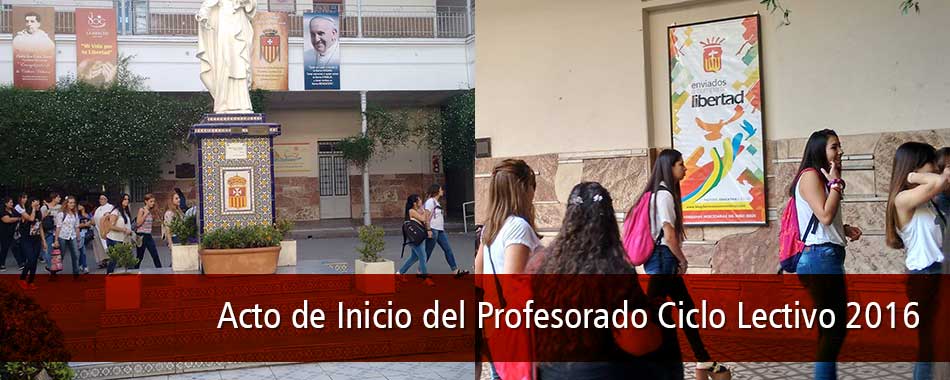 Acto de Inicio del Profesorado Ciclo Lectivo 2016