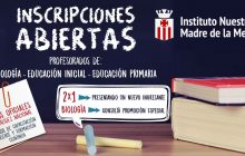 Inscripciones Abiertas 2019 - Nivel Superior