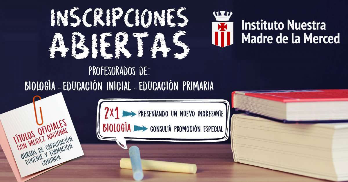 Inscripciones Abiertas 2019 - Nivel Superior