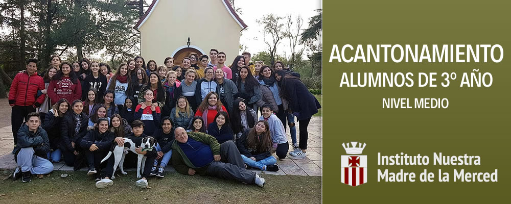 Acantonamiento con los alumnos de 3º Año