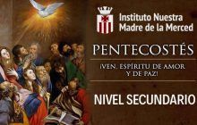 Celebración de Pentecostés en nuestro patio