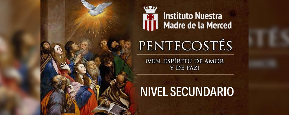 Celebración de Pentecostés en nuestro patio