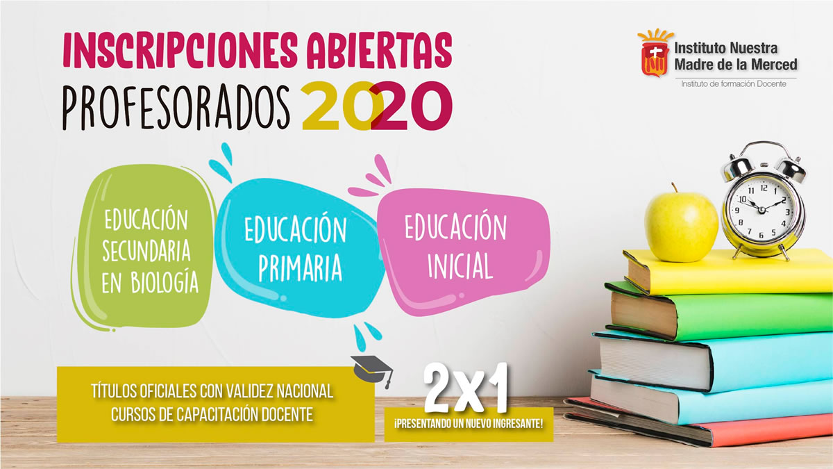 Inscripciones Abiertas 2020 - Nivel Superior