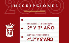 Inscripciones 2020