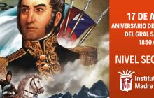 17 de agosto: Aniversario del fallecimiento del Gral. San Martín. 1850/2021.