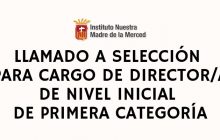 Llamado a concurso para cargos directivos de nivel inicial.