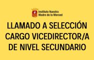 LLamado a selección cargo Vicedirector/a de Nivel Secundario