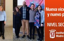 Nueva vicedirectora y nuevo preceptor del nivel secundario