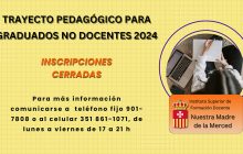 Trayecto pedagógico para graduados no docentes